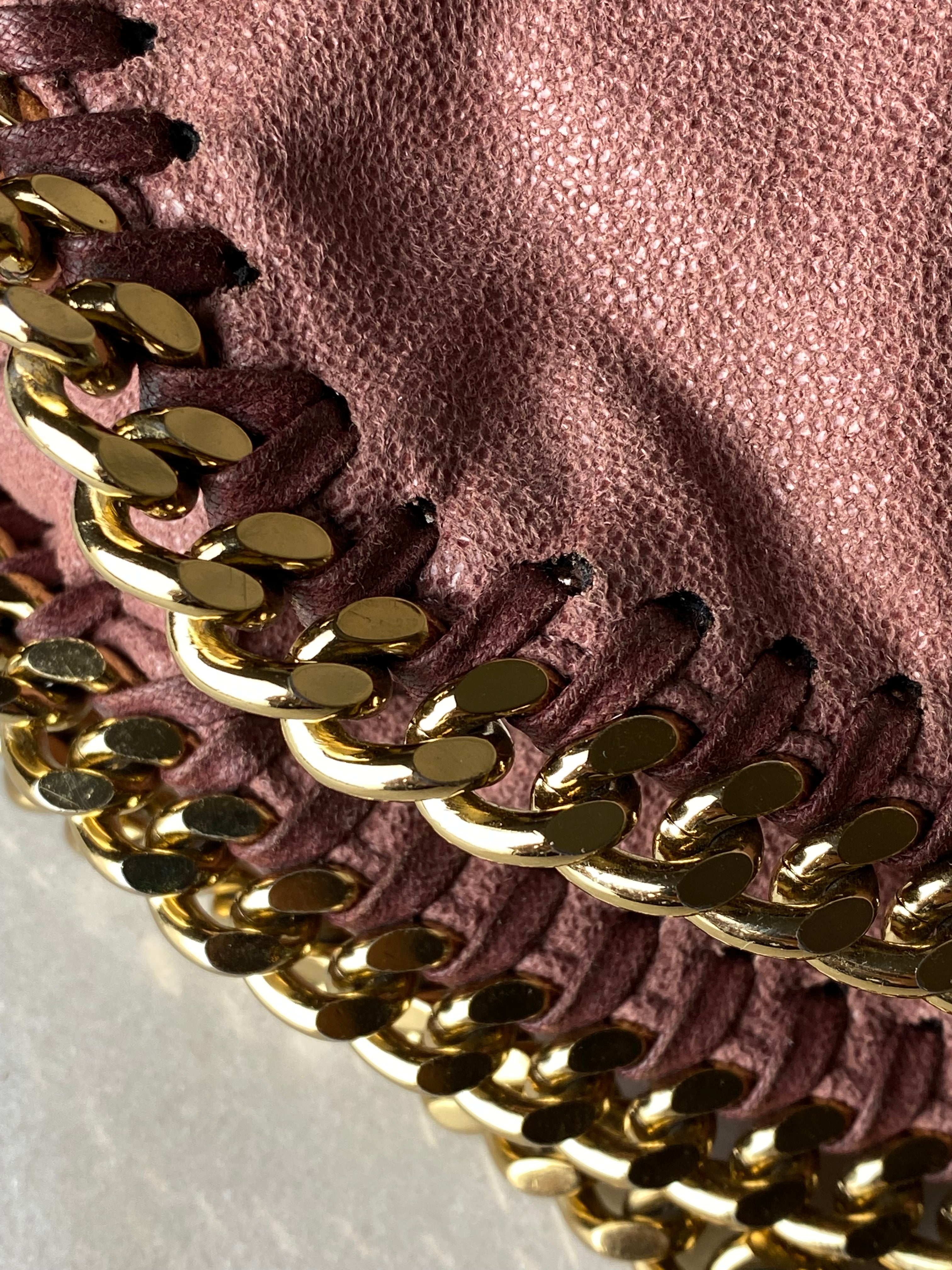 Stella Mccartney Nude Falabella Fold Over Bag-handbag-Stella Mccartney-The Closet Egypt