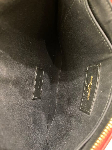 YSL Red Sade Zip Pouch-Pouch-YSL-The Closet Egypt