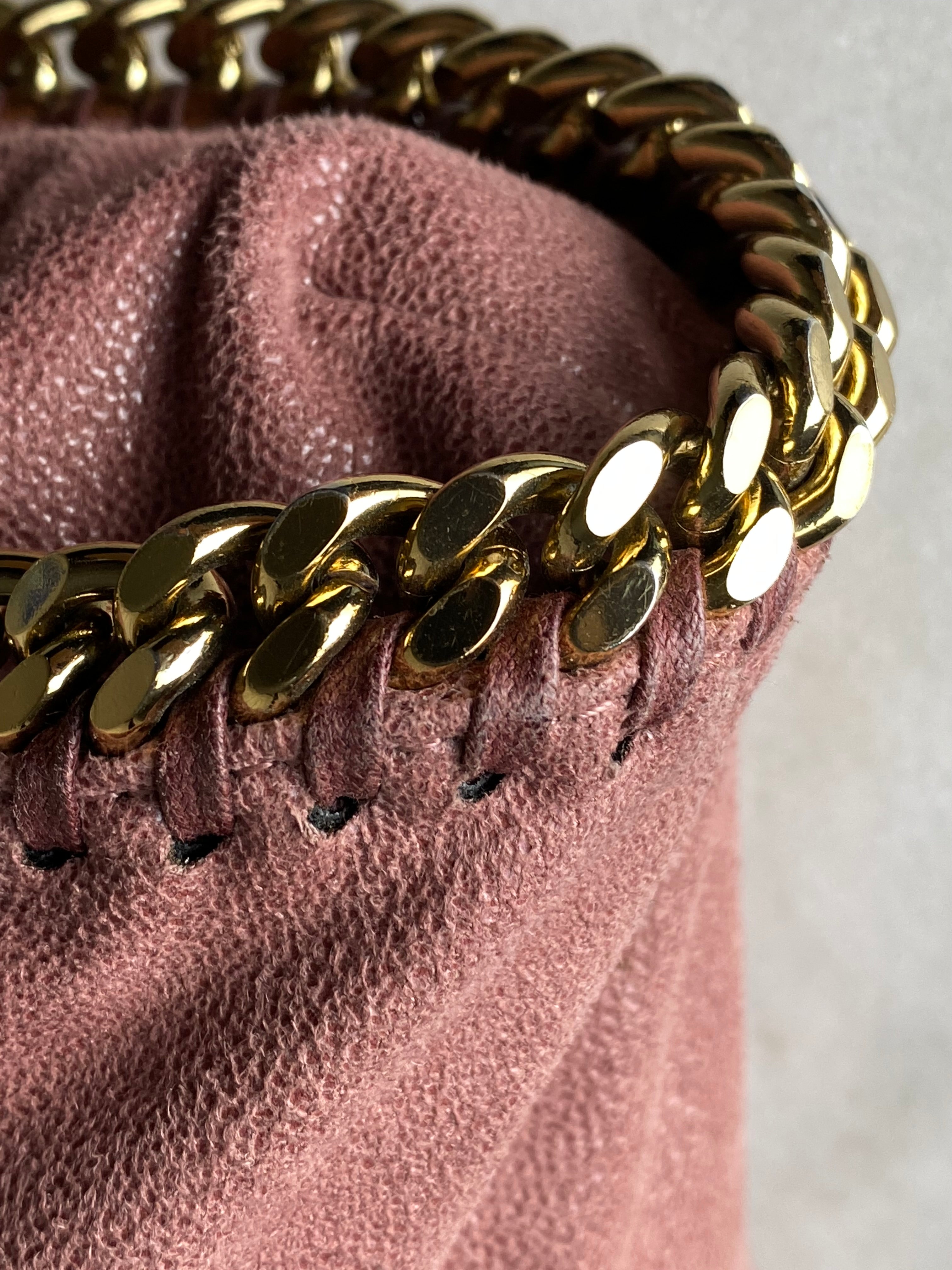 Stella Mccartney Nude Falabella Fold Over Bag-handbag-Stella Mccartney-The Closet Egypt