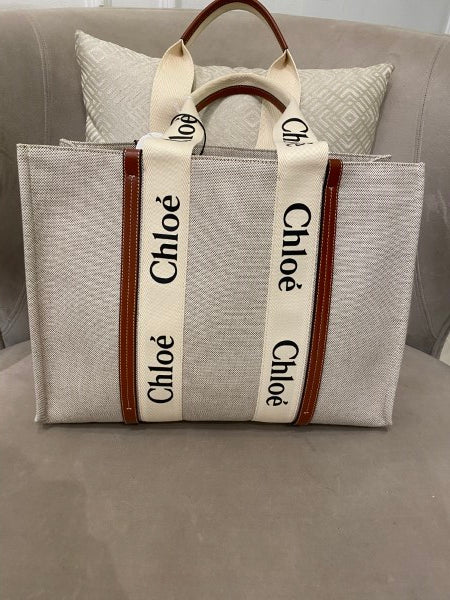 Chloe Bicolor Woody Large Bag-handbag-Chloe-The Closet Egypt