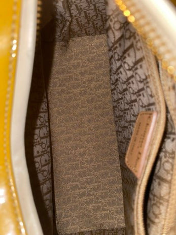 Christian Dior Yellow Lady Dior Medium Bag-handbag-Christian Dior-The Closet Egypt