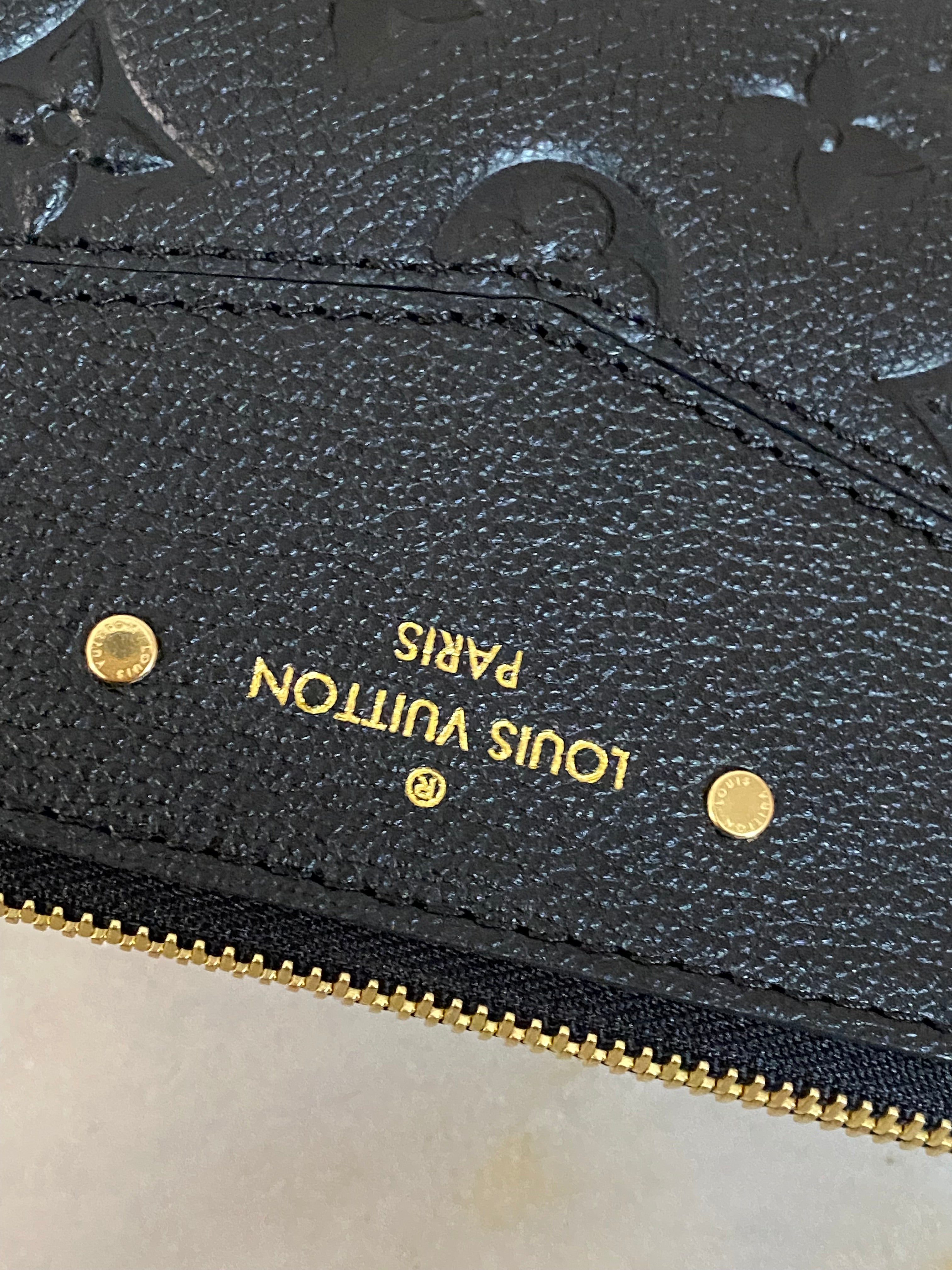 Louis Vuitton Black Empreinte Daily Pouch-Pouch-Louis Vuitton-The Closet Egypt