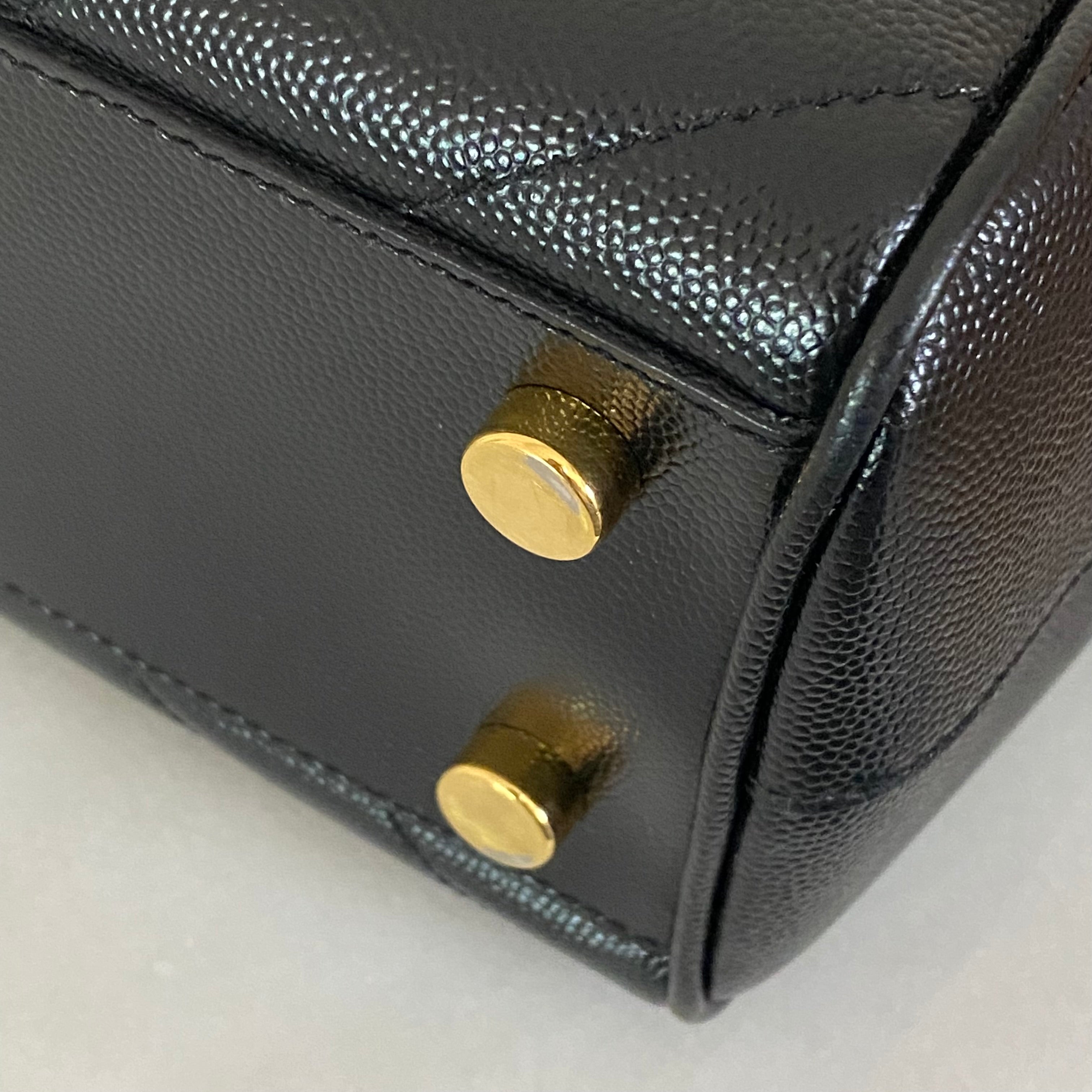 YSL Black Monogram Shopping Bag-handbag-YSL-The Closet Egypt