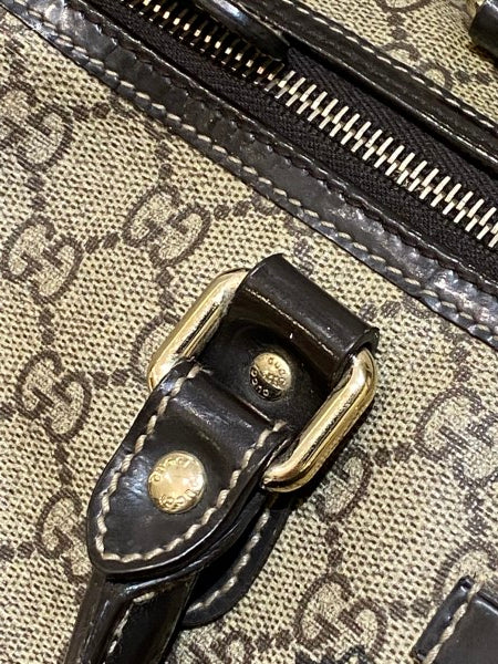 Gucci Bicolor GG Supreme Tattoo Print Joy Boston Medium Bag-handbag-Gucci-The Closet Egypt