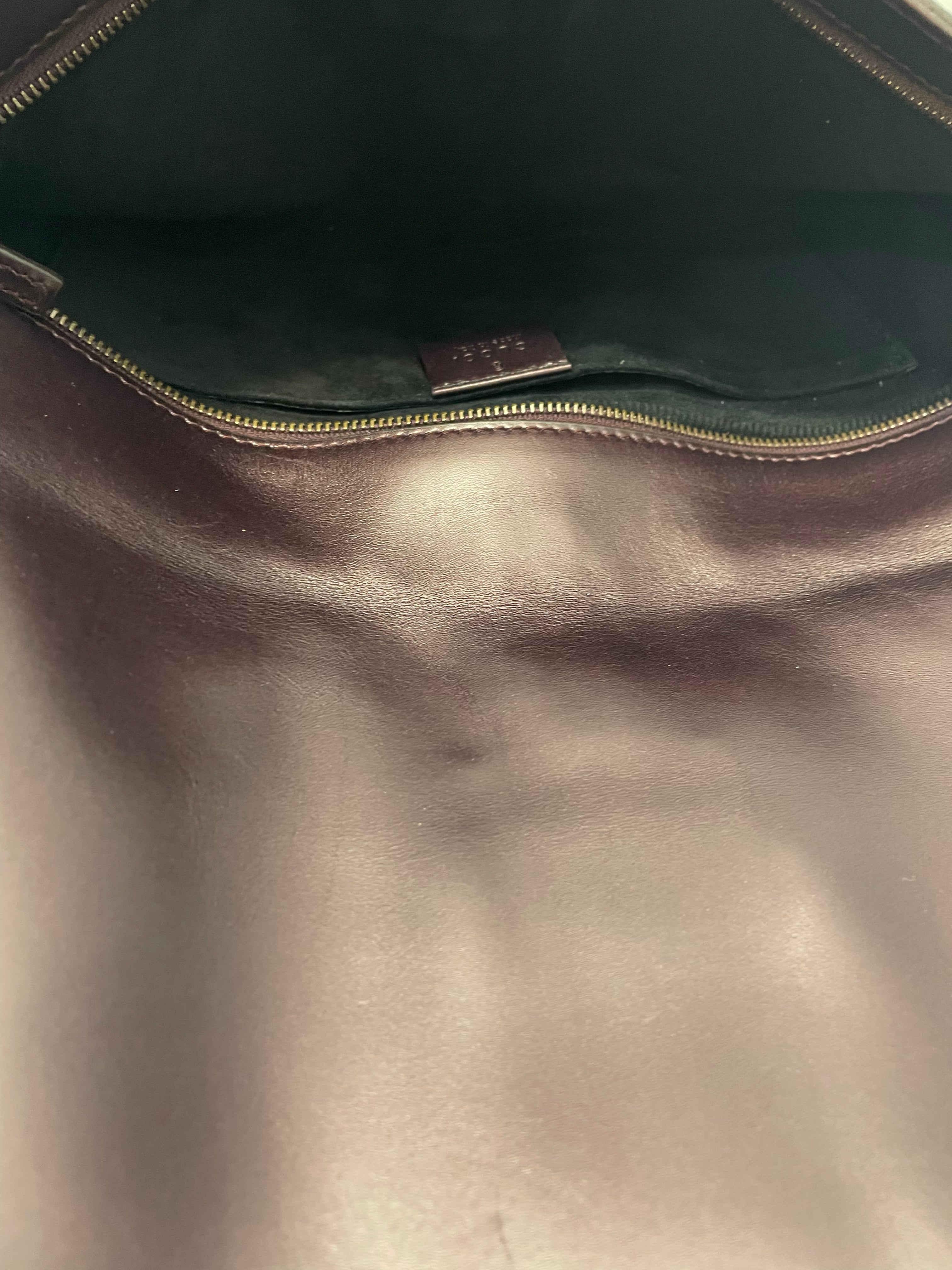 Gucci Burgundy Python Stirrup Clutch-Clutch-Gucci-The Closet Egypt