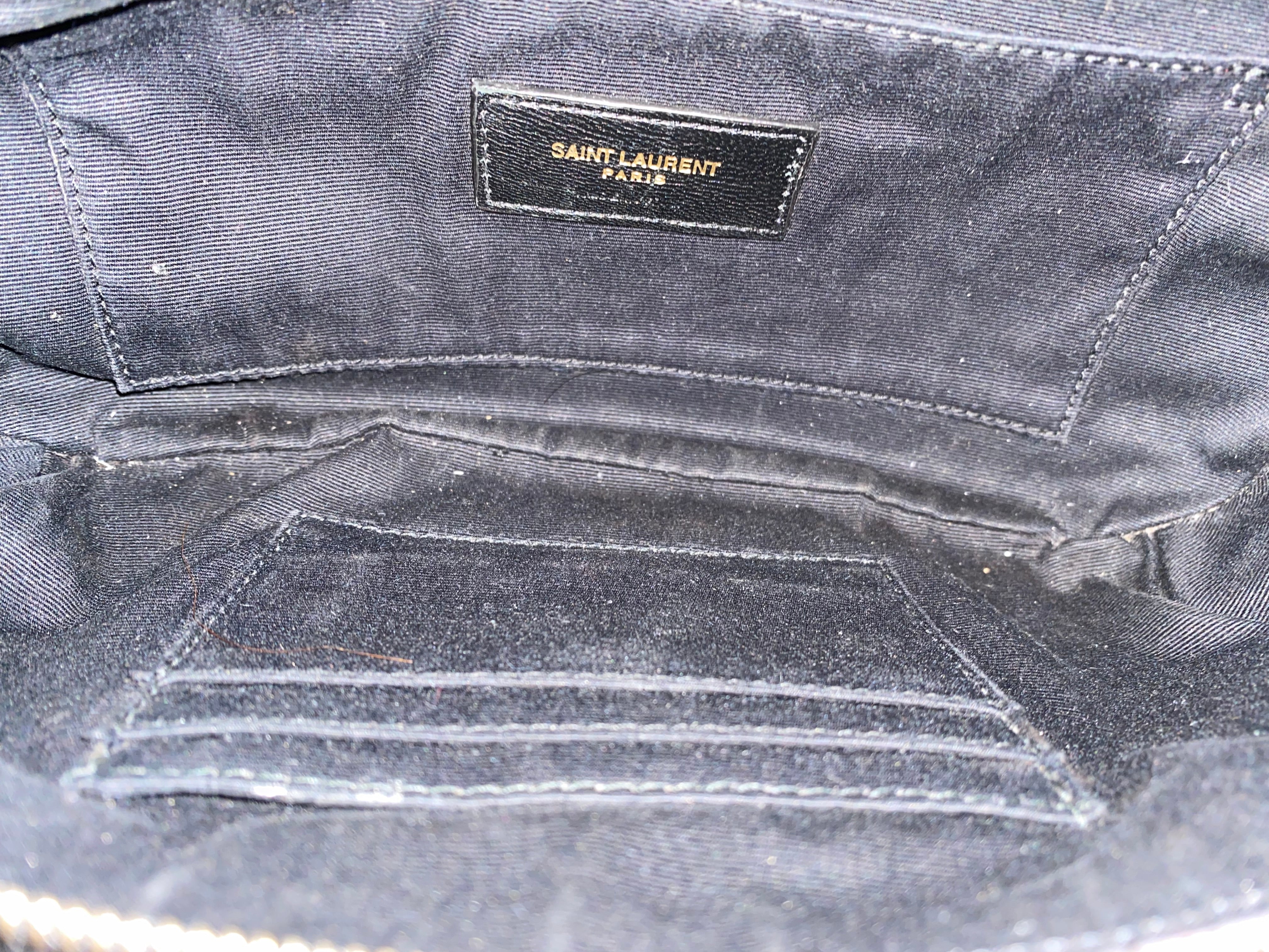 YSL Black Waist Bag