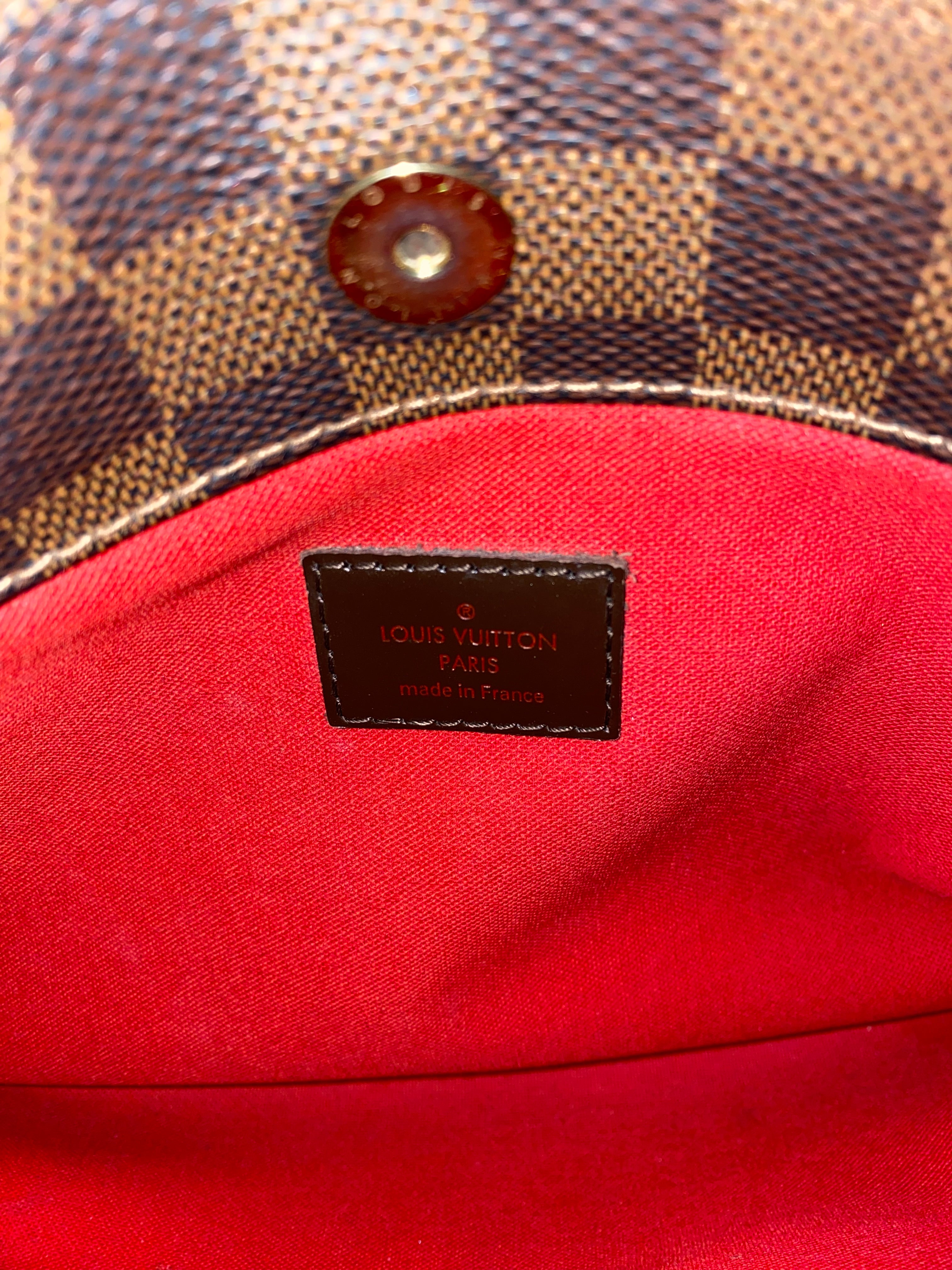 Louis Vuitton Damier Ebene Bloomsbury Crossbody Bag