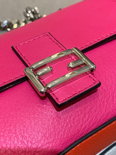 Fendi Teicolor Baguette Flower Medium Bag-handbag-Fendi-The Closet Egypt