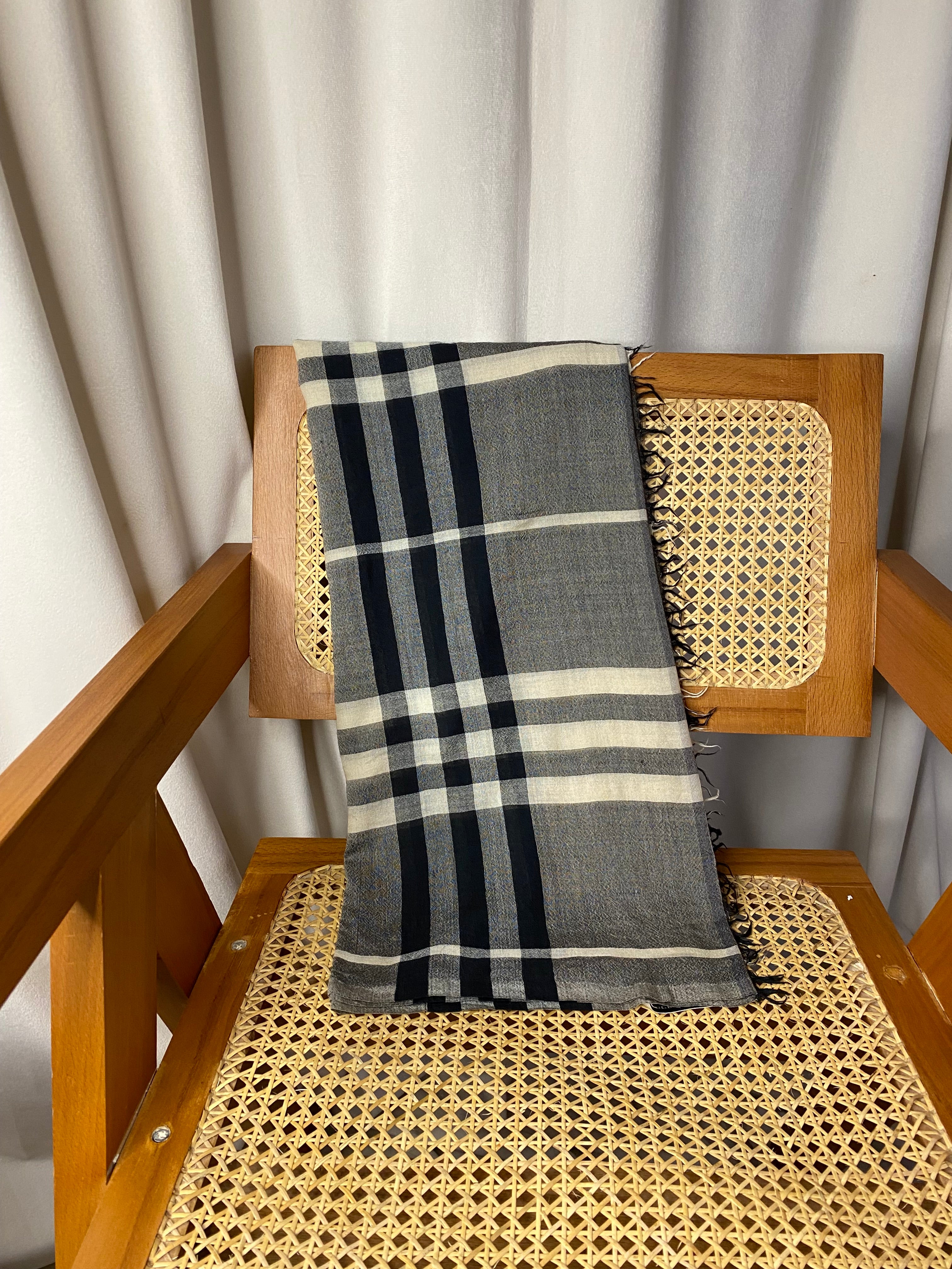 Burberry Tricolor Long Scarf-Scarf-Burberry-The Closet Egypt