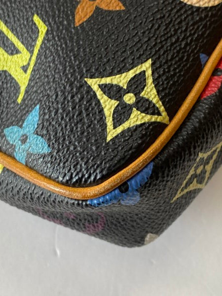 Louis Vuitton Black Mulicolor Monogram Takashi Murakami Pochette-Pochette-Louis Vuitton-The Closet Egypt