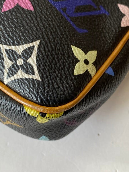 Louis Vuitton Black Mulicolor Monogram Takashi Murakami Pochette-Pochette-Louis Vuitton-The Closet Egypt