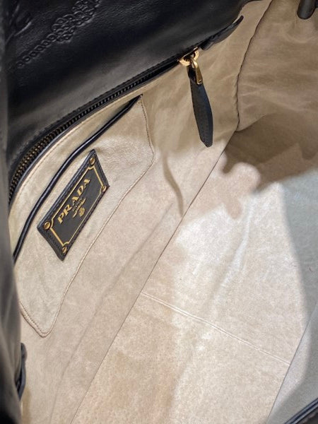 Prada Black Top Handle Bag-handbag-Prada-The Closet Egypt
