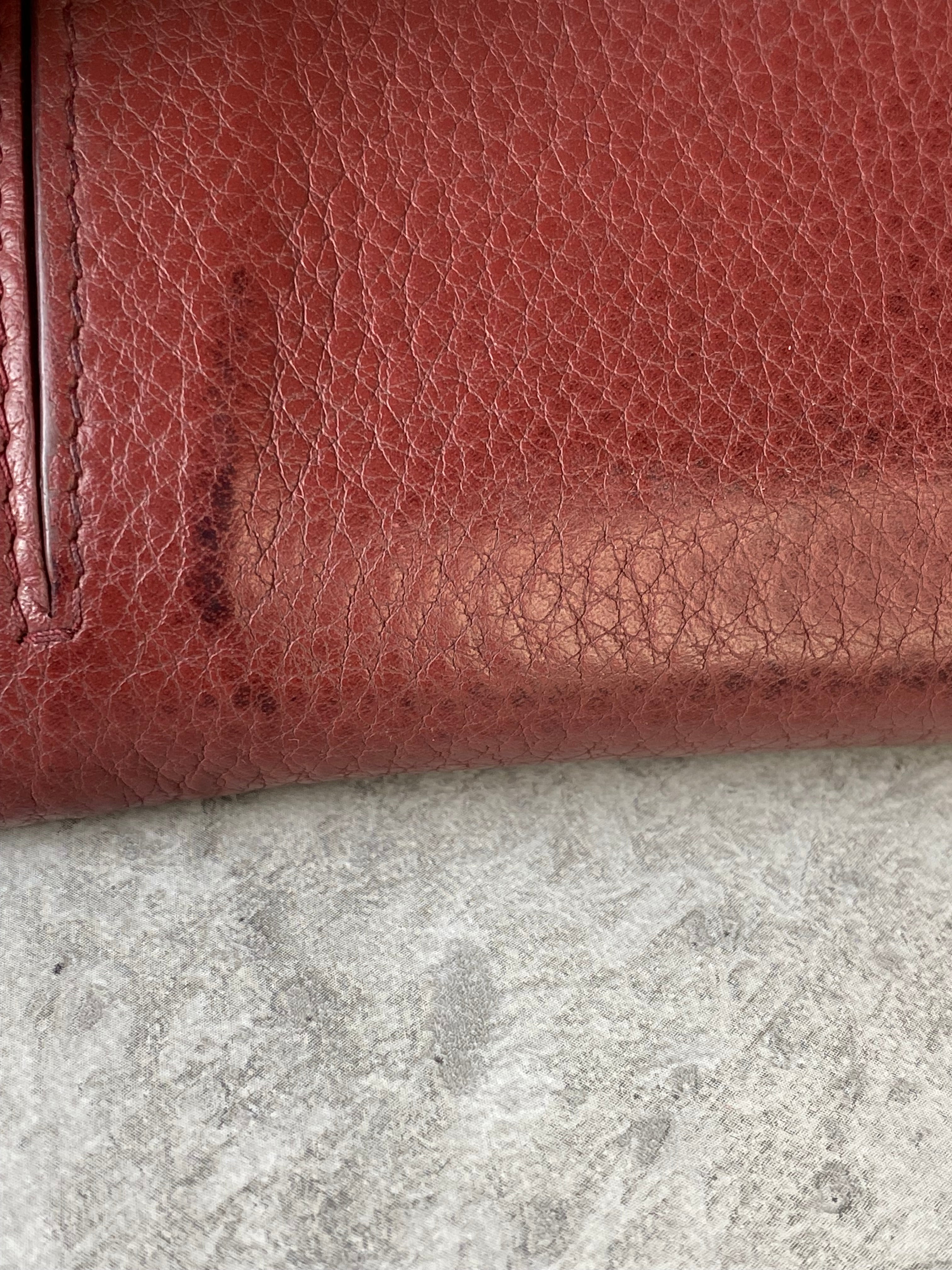Prada Burgundy Long Wallet-wallet-Prada-The Closet Egypt