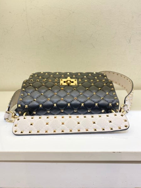 Valentino Black Spike Rockstud Tote Bag-handbag-Valentino-The Closet Egypt