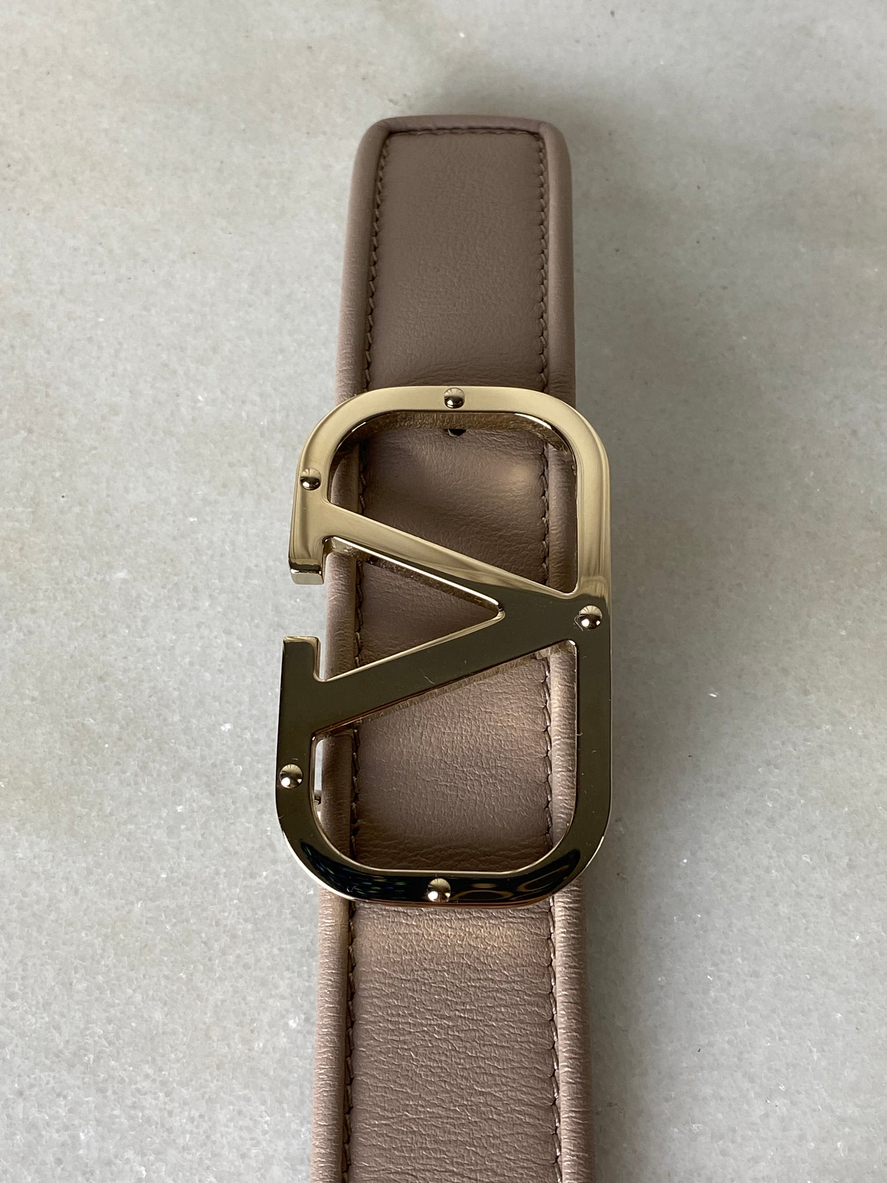 Valentino Nude Belt 38-Belt-Valentino-The Closet Egypt