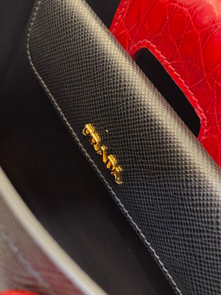 Prada Bicolor Galleria Tote Bag-handbag-Prada-The Closet Egypt