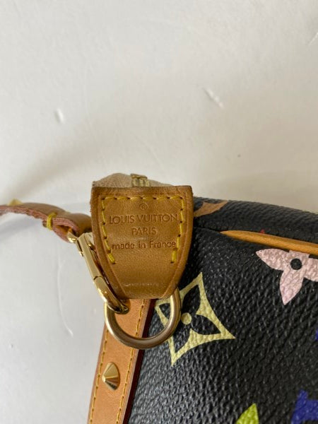 Louis Vuitton Black Mulicolor Monogram Takashi Murakami Pochette-Pochette-Louis Vuitton-The Closet Egypt