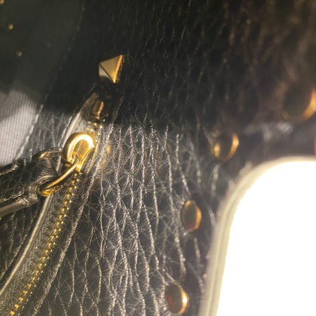 Valentino Black Rockstuds Hobo Small Bag-handbag-Valentino-The Closet Egypt