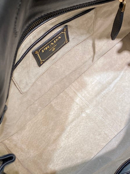 Prada Black Top Handle Bag-handbag-Prada-The Closet Egypt