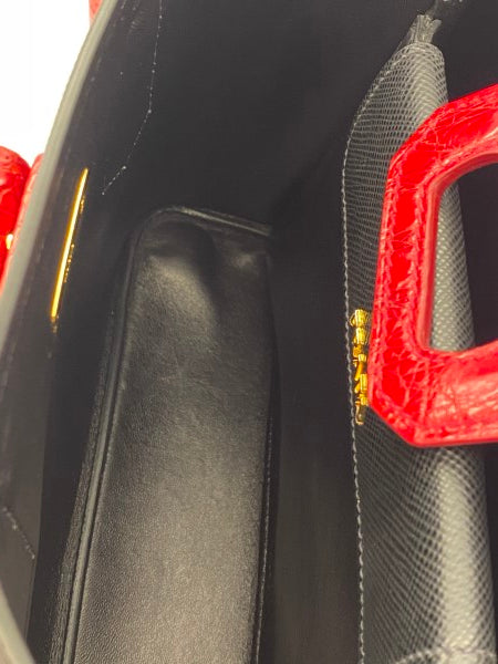 Prada Bicolor Galleria Tote Bag-handbag-Prada-The Closet Egypt