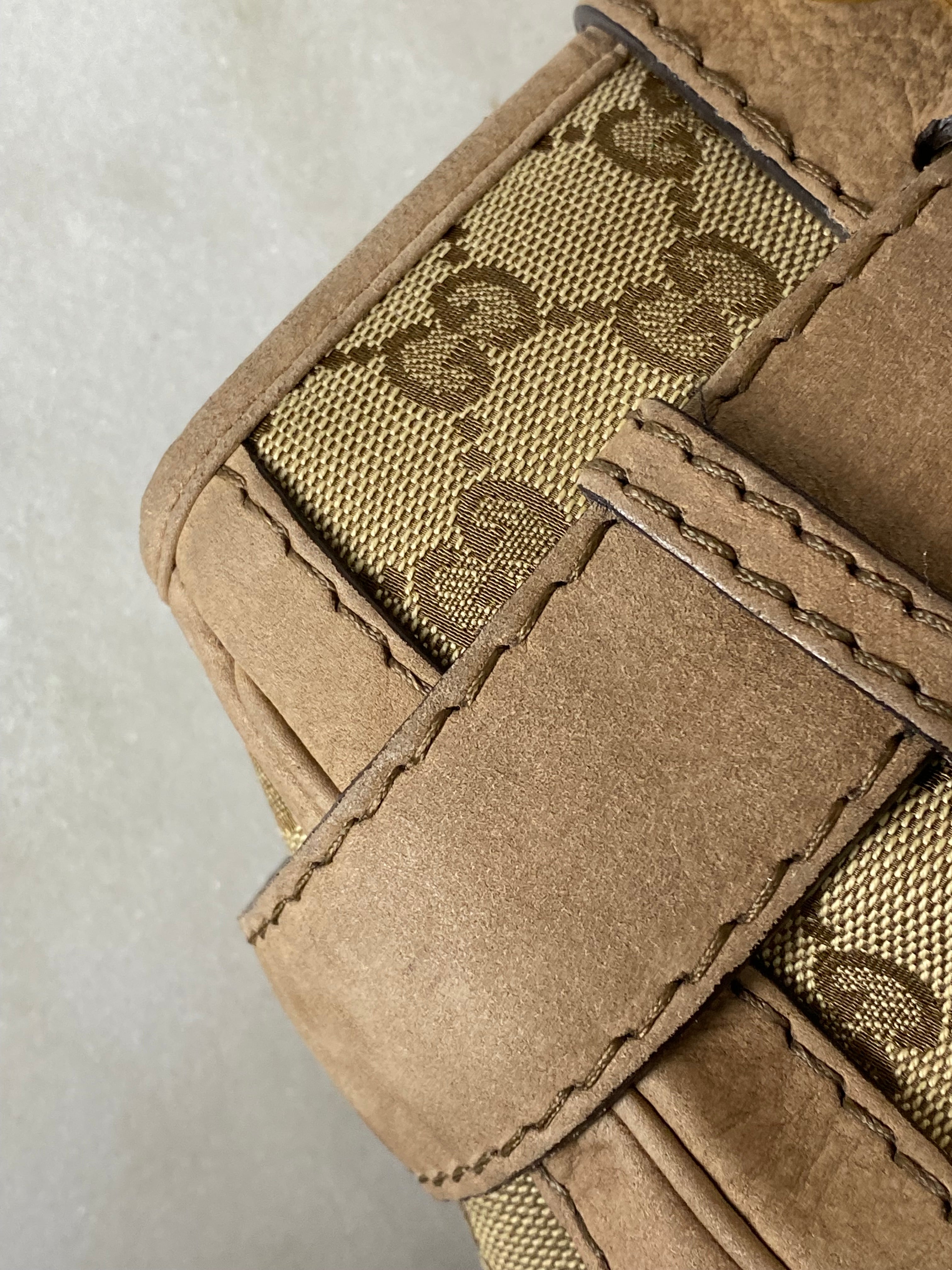 Gucci Bicolor Running Tote Bag W/ Bag Charm-handbag-Gucci-The Closet Egypt