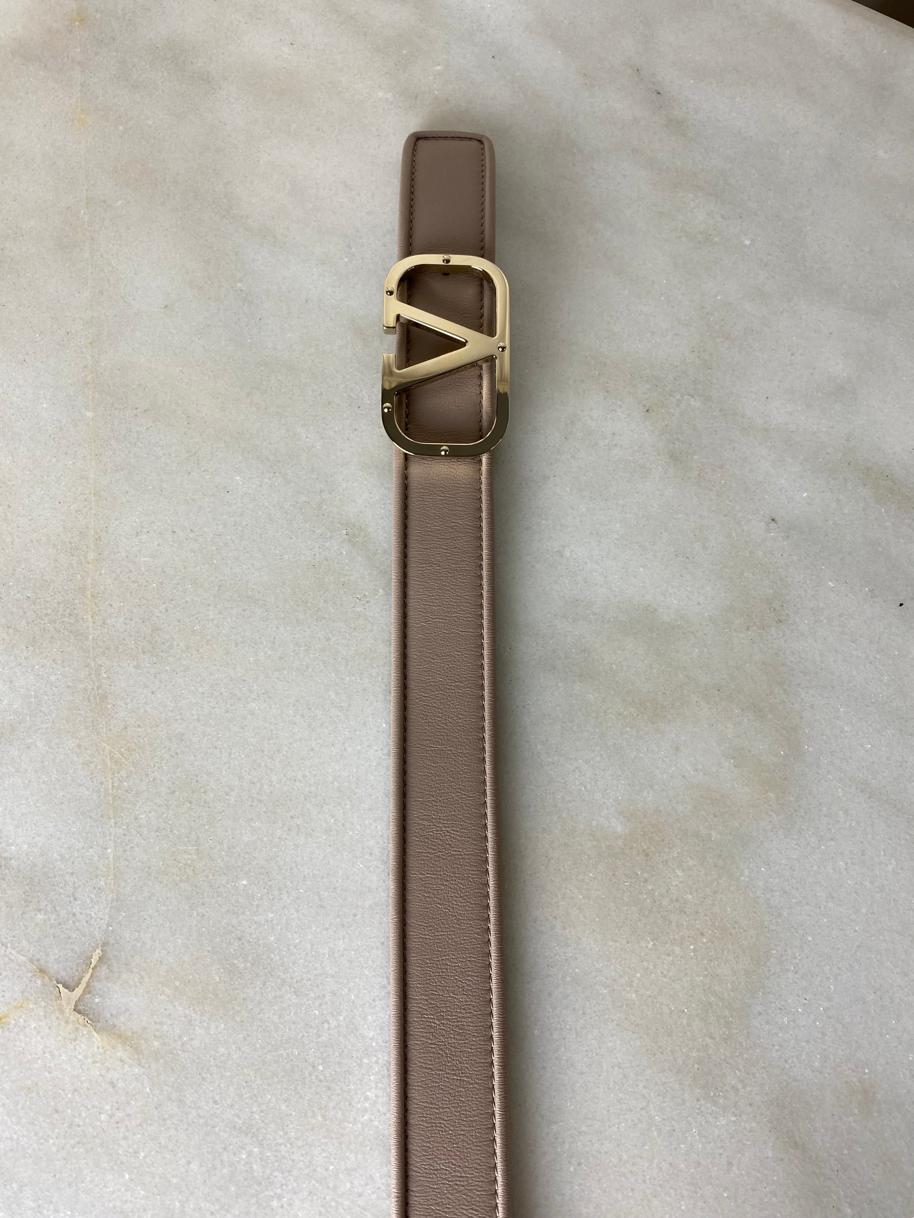 Valentino Nude Belt 38-Belt-Valentino-The Closet Egypt