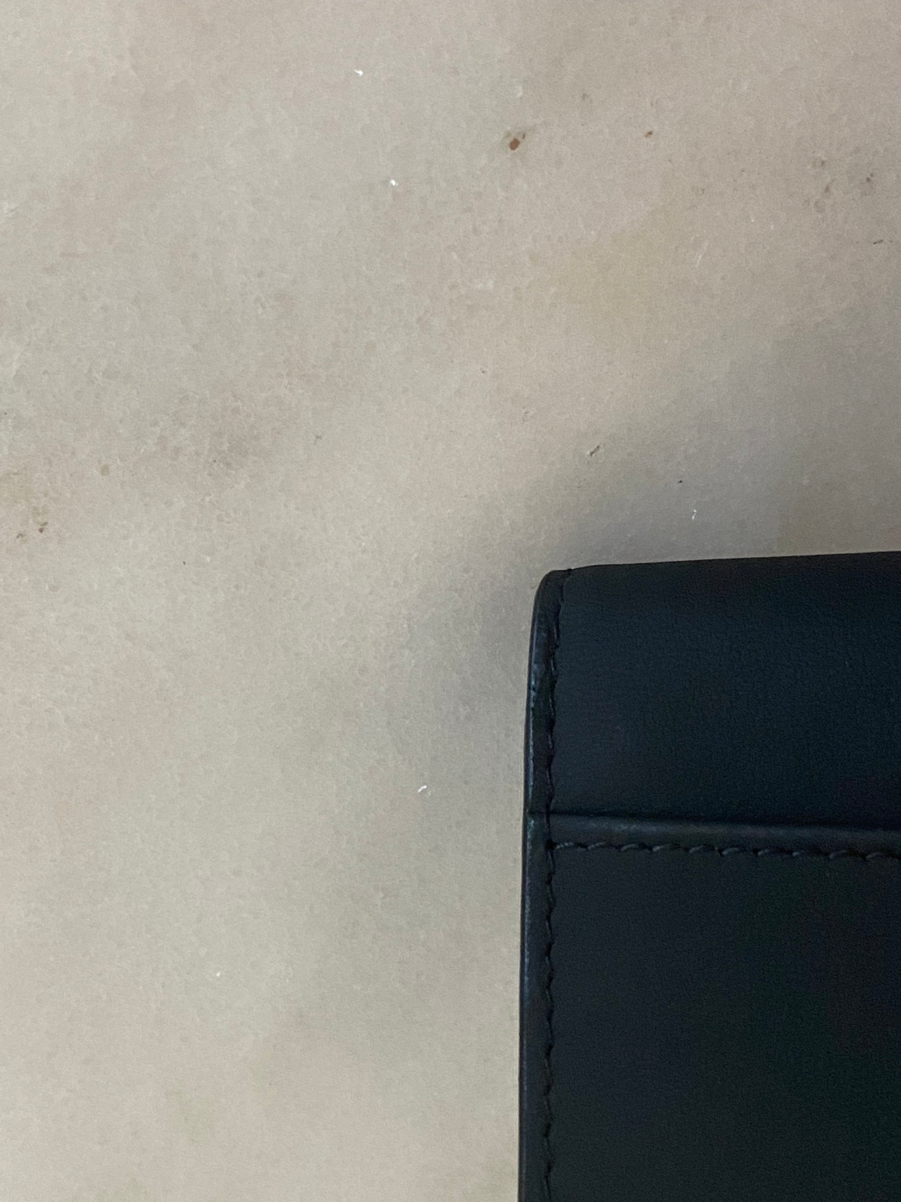 Christian Dior Black Saddle Card Holder-Card Holder-Christian Dior-The Closet Egypt
