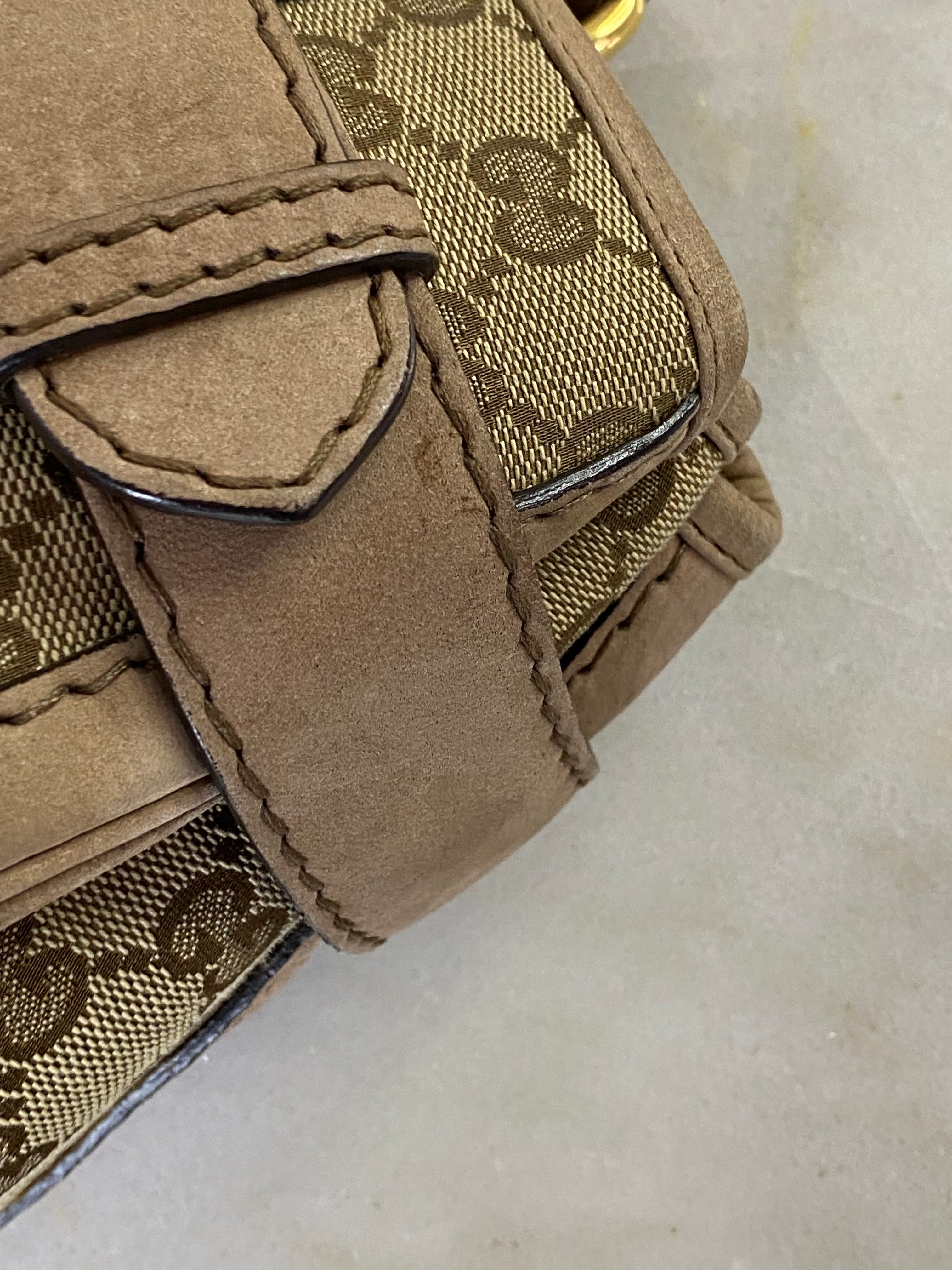 Gucci Bicolor Running Tote Bag W/ Bag Charm-handbag-Gucci-The Closet Egypt