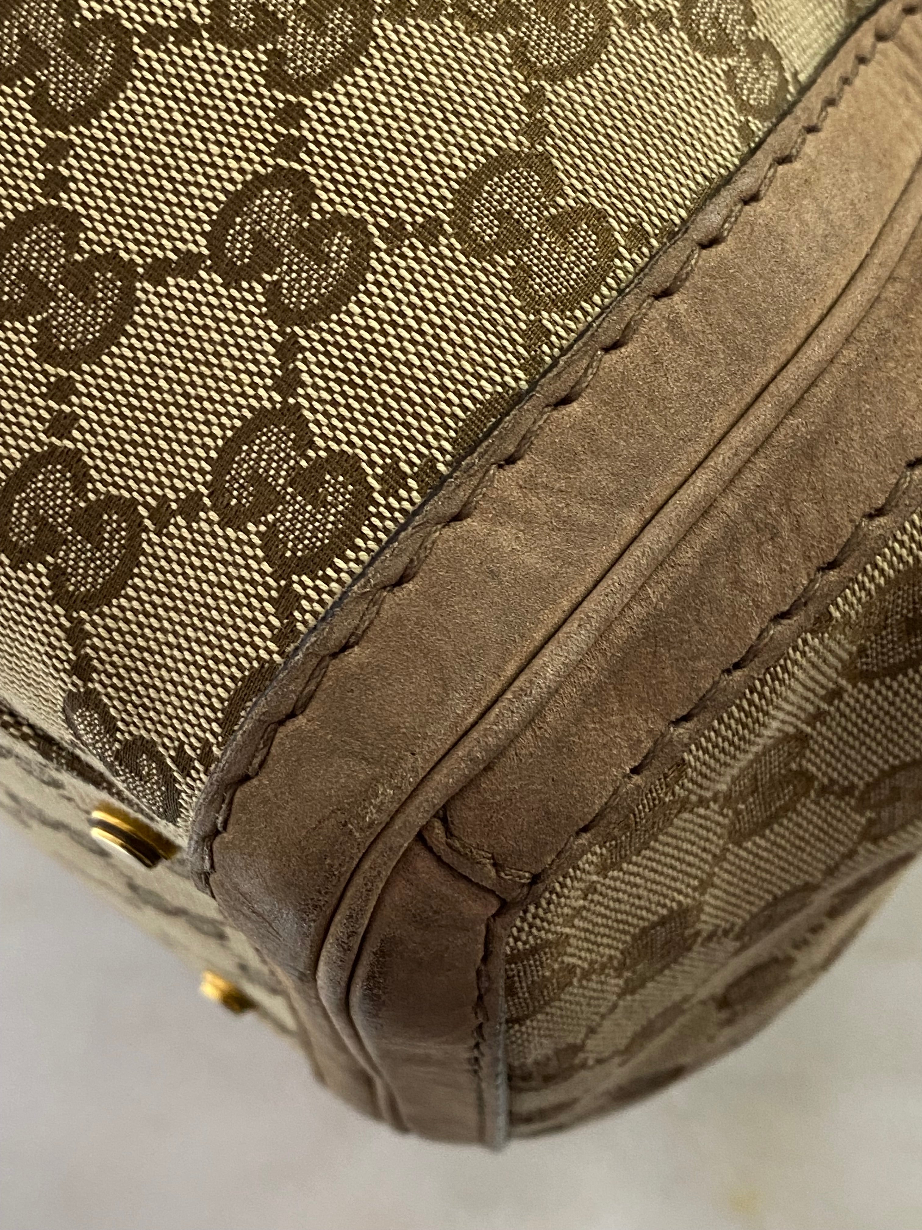 Gucci Bicolor Running Tote Bag W/ Bag Charm-handbag-Gucci-The Closet Egypt