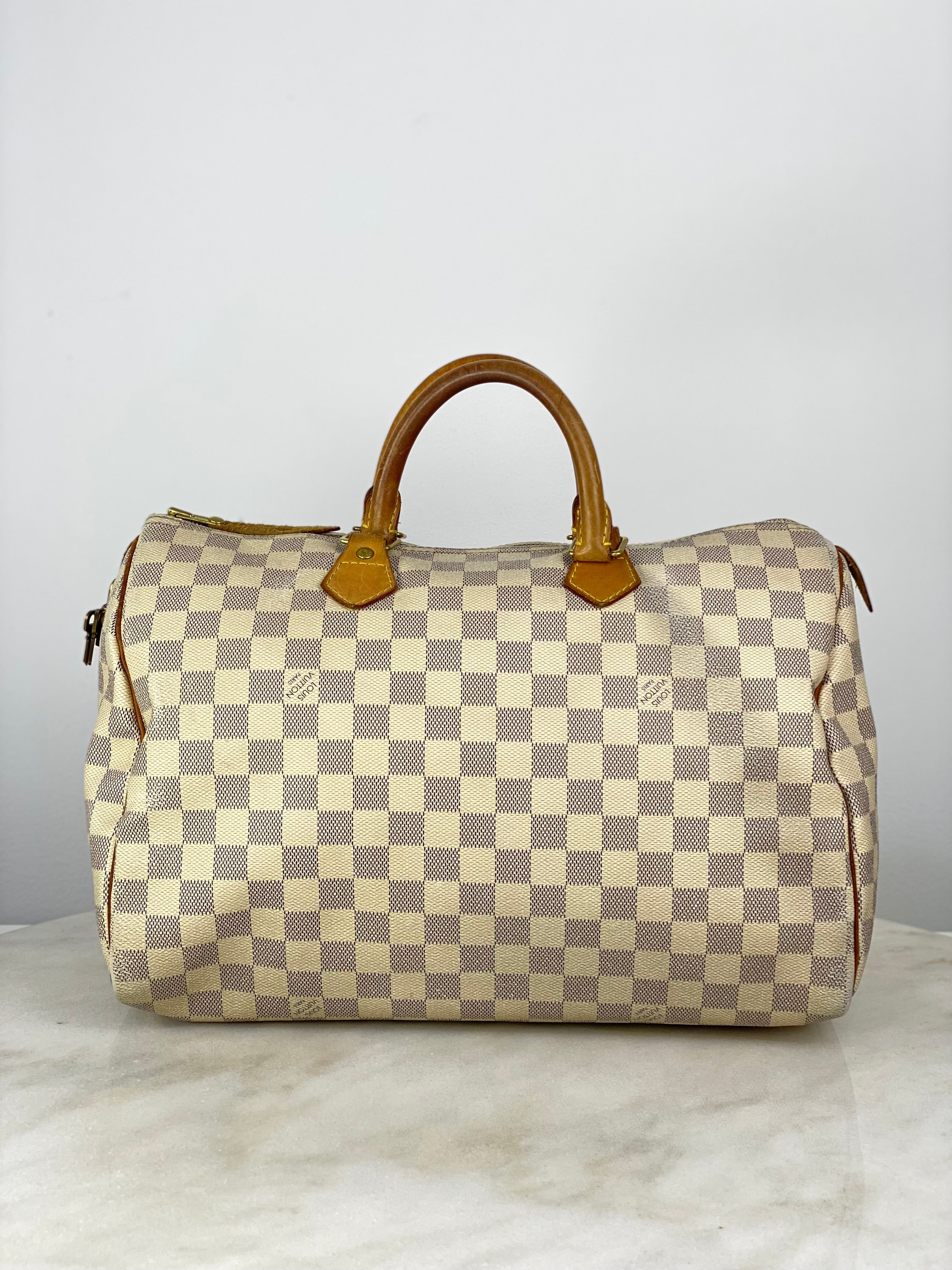 Louis Vuitton Damier Azur Speedy 35 Bag