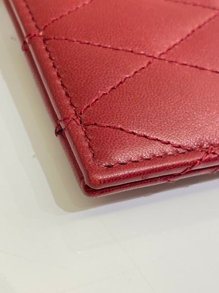 YSL Red Sade Zip Pouch-Pouch-YSL-The Closet Egypt