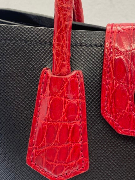 Prada Bicolor Galleria Tote Bag-handbag-Prada-The Closet Egypt