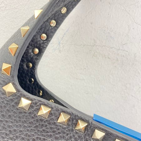 Valentino Black Rockstuds Hobo Small Bag-handbag-Valentino-The Closet Egypt