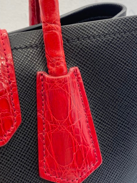 Prada Bicolor Galleria Tote Bag-handbag-Prada-The Closet Egypt