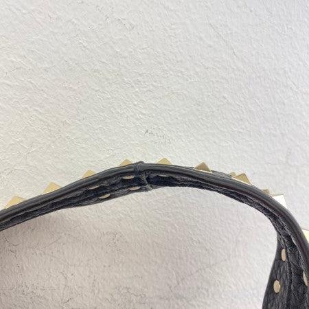 Valentino Black Rockstuds Hobo Small Bag-handbag-Valentino-The Closet Egypt