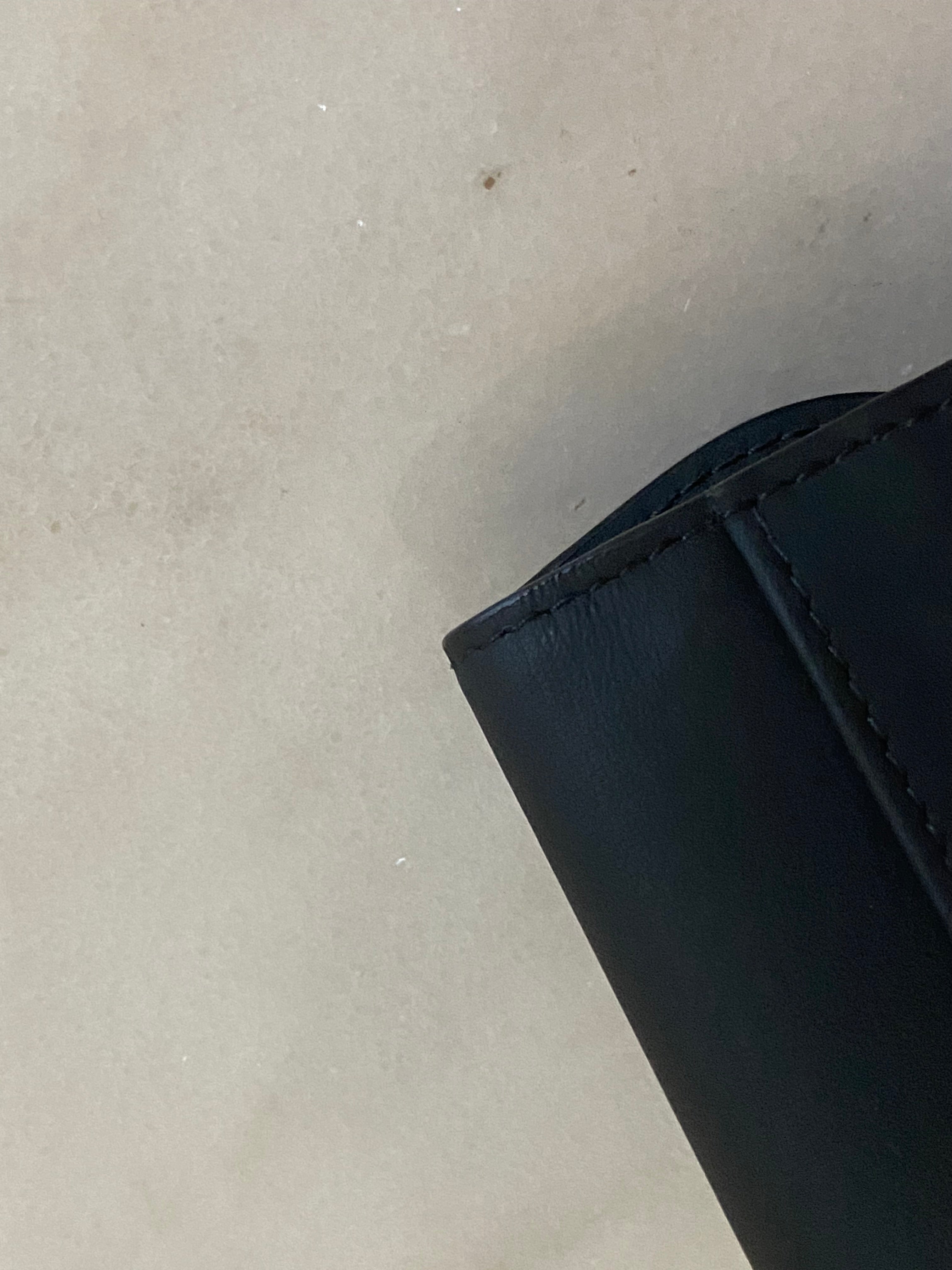 Christian Dior Black Saddle Card Holder-Card Holder-Christian Dior-The Closet Egypt