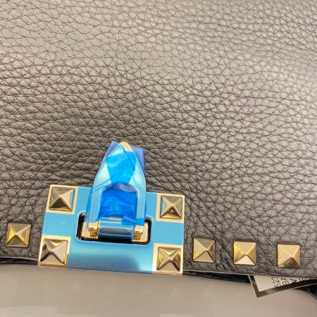 Valentino Black Rockstuds Hobo Small Bag-handbag-Valentino-The Closet Egypt