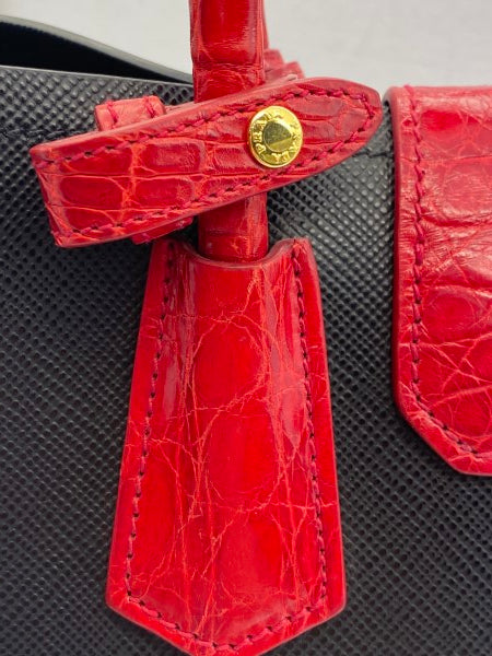 Prada Bicolor Galleria Tote Bag-handbag-Prada-The Closet Egypt