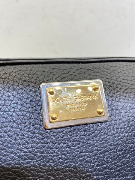 Dolce & Gabbana Black Glam Crossbody Bag-handbag-Dolce & Gabbana-The Closet Egypt