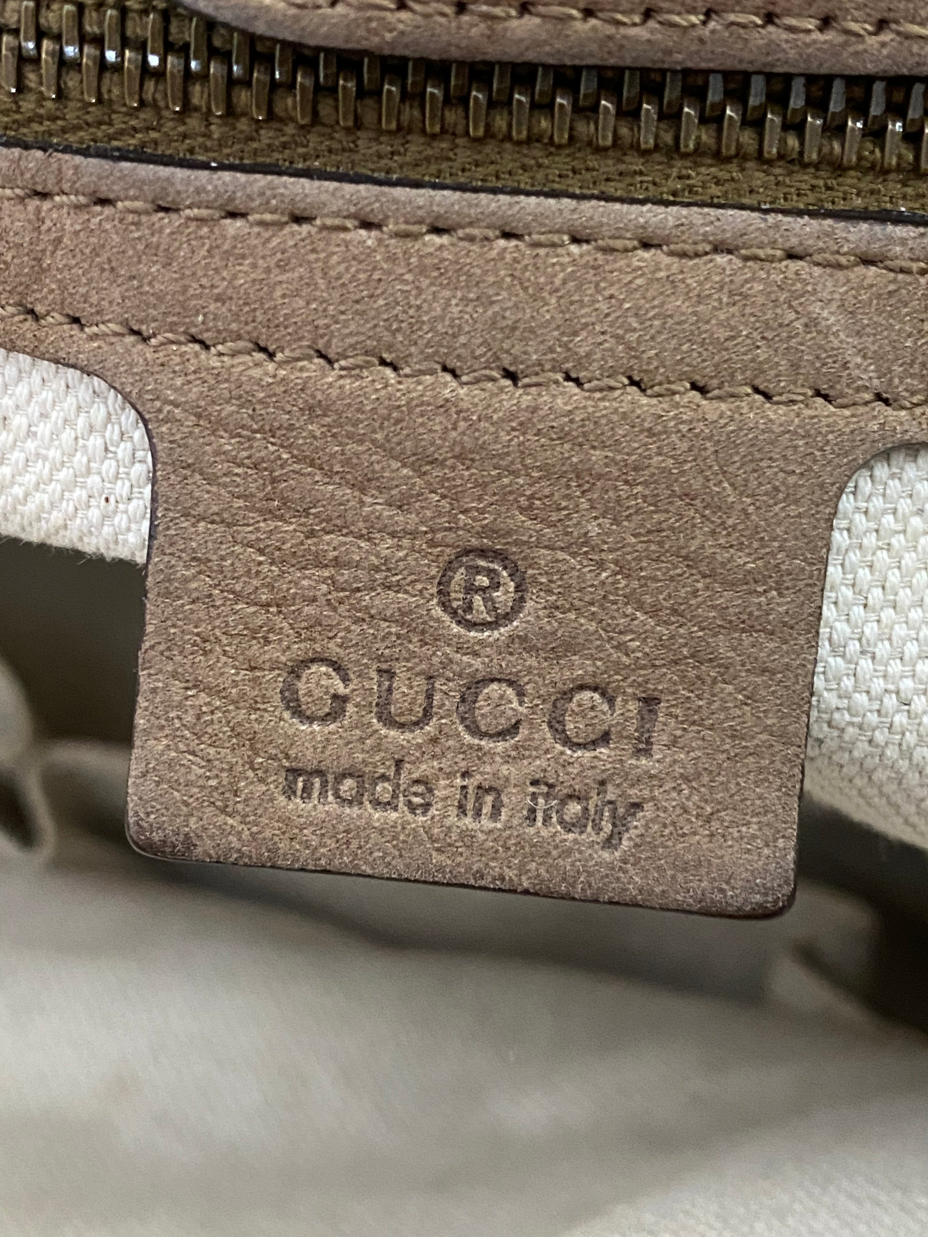 Gucci Bicolor Running Tote Bag W/ Bag Charm-handbag-Gucci-The Closet Egypt