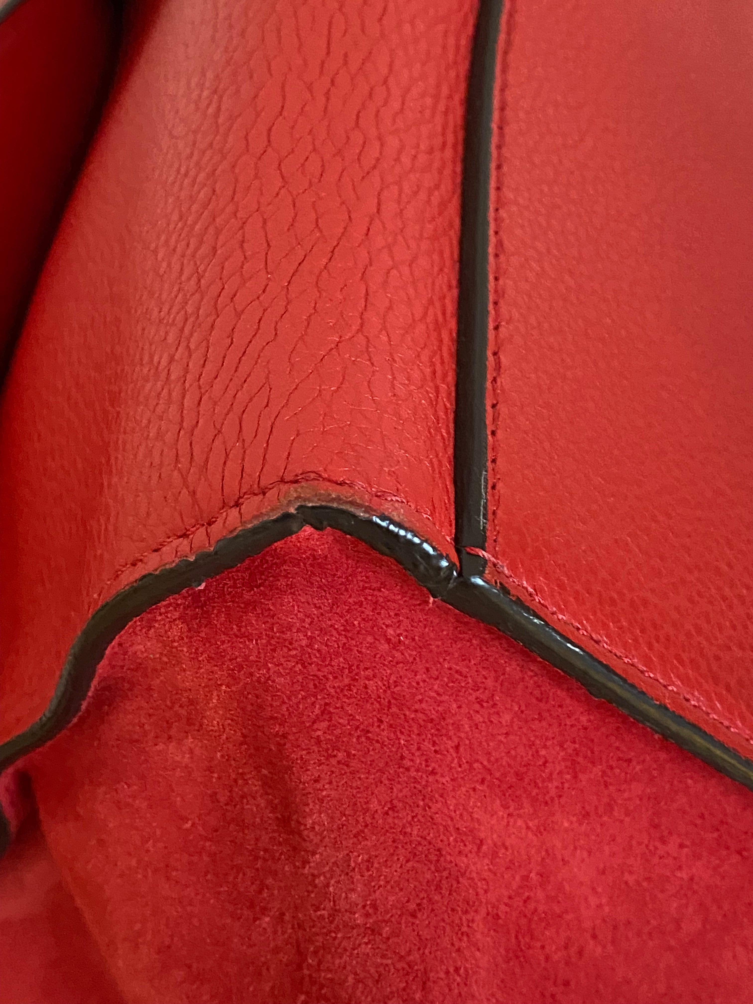 Celine Red Trapeze Top Handle Bag-handbag-Celine-The Closet Egypt
