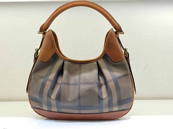 Burberry Camel House Check Hobo Bag-handbag-Burberry-The Closet Egypt