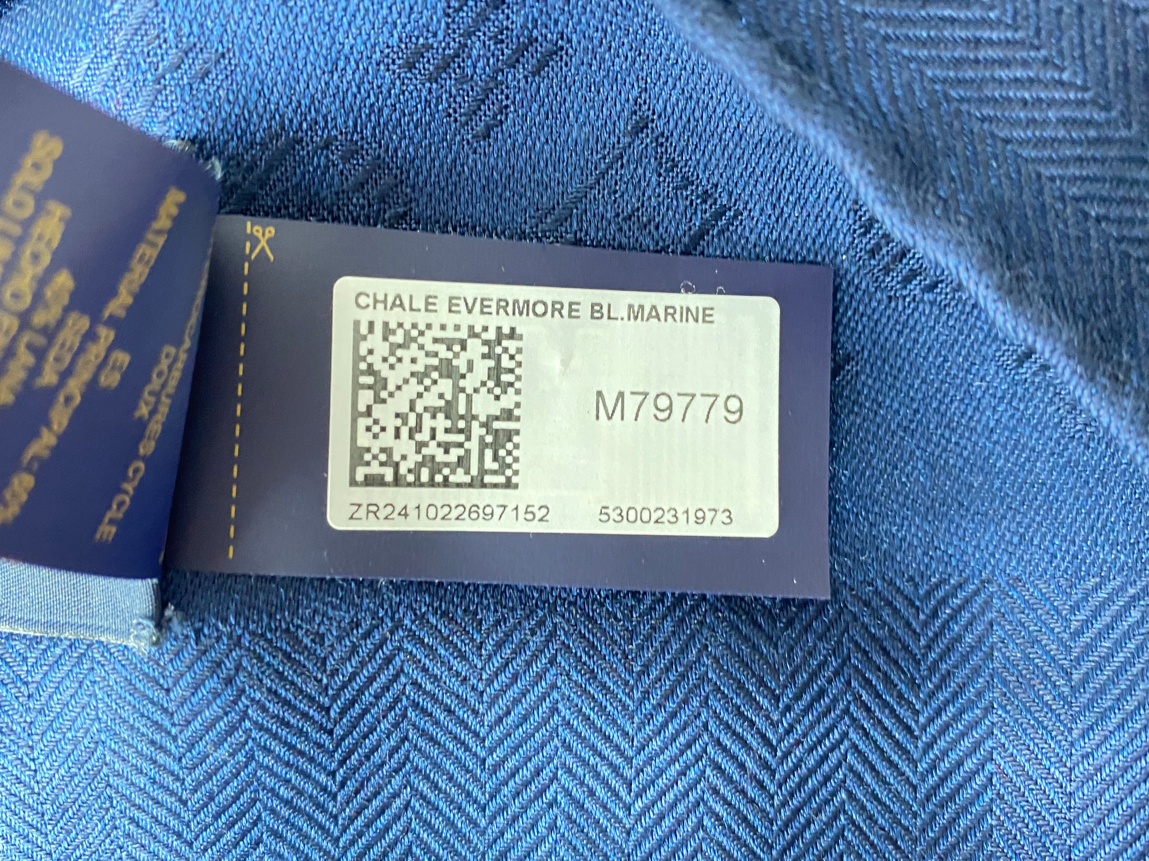 Louis Vuitton Navy Blue Monogram Evermore Shawl-Shawl-Louis Vuitton-The Closet Egypt