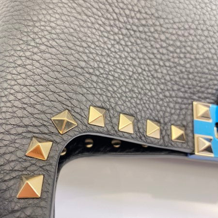 Valentino Black Rockstuds Hobo Small Bag-handbag-Valentino-The Closet Egypt