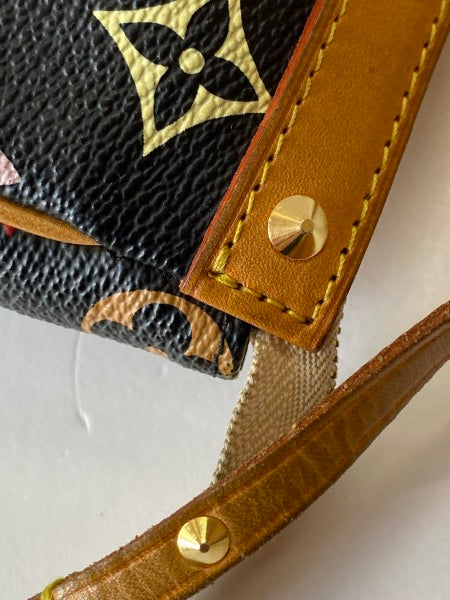 Louis Vuitton Black Mulicolor Monogram Takashi Murakami Pochette-Pochette-Louis Vuitton-The Closet Egypt