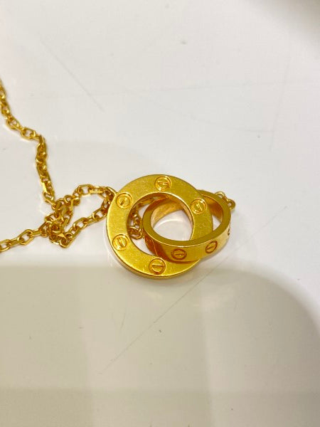 Cartier 18K Yellow Gold Love Long Necklace-Necklaces-Cartier-The Closet Egypt