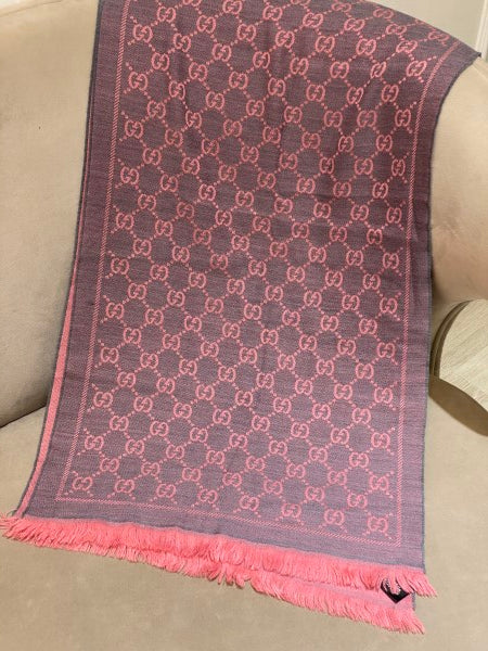 Gucci Bicolor Rectangular Shawl-Shawl-Gucci-The Closet Egypt