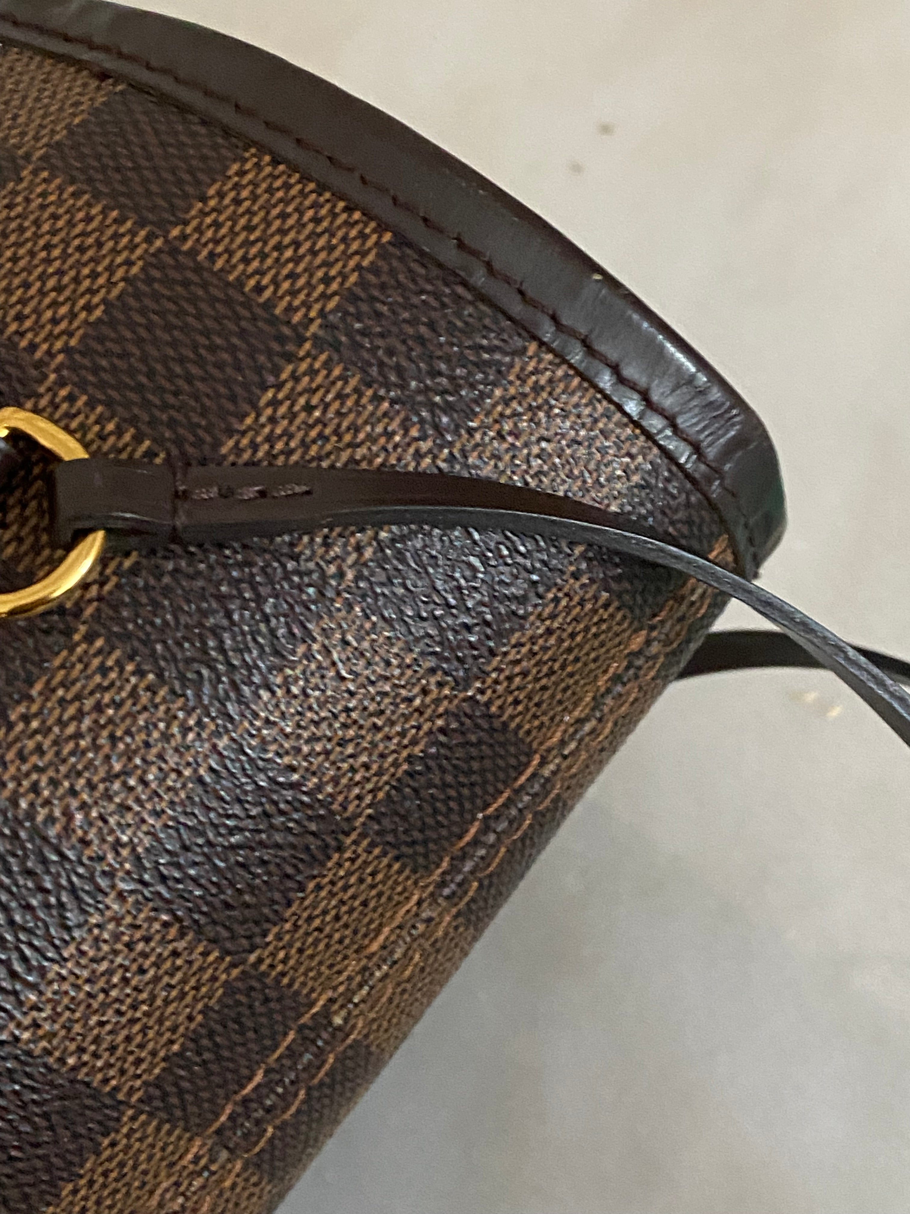 Louis Vuitton Damier Ebene Neverfull MM Bag