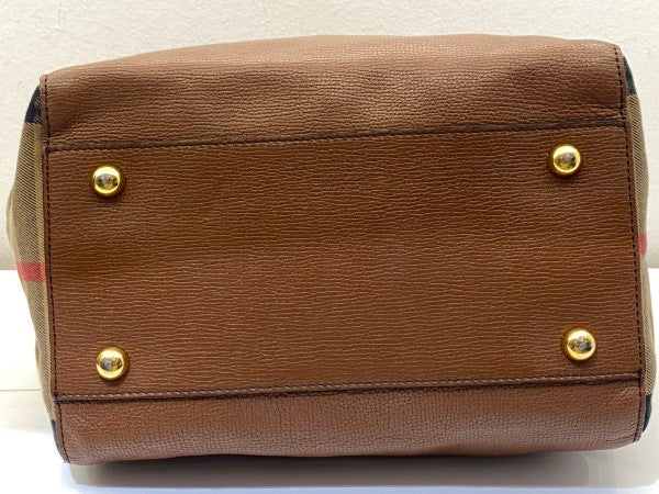 Burberry Brown House Check Canterbury Tote Bag-handbag-Burberry-The Closet Egypt
