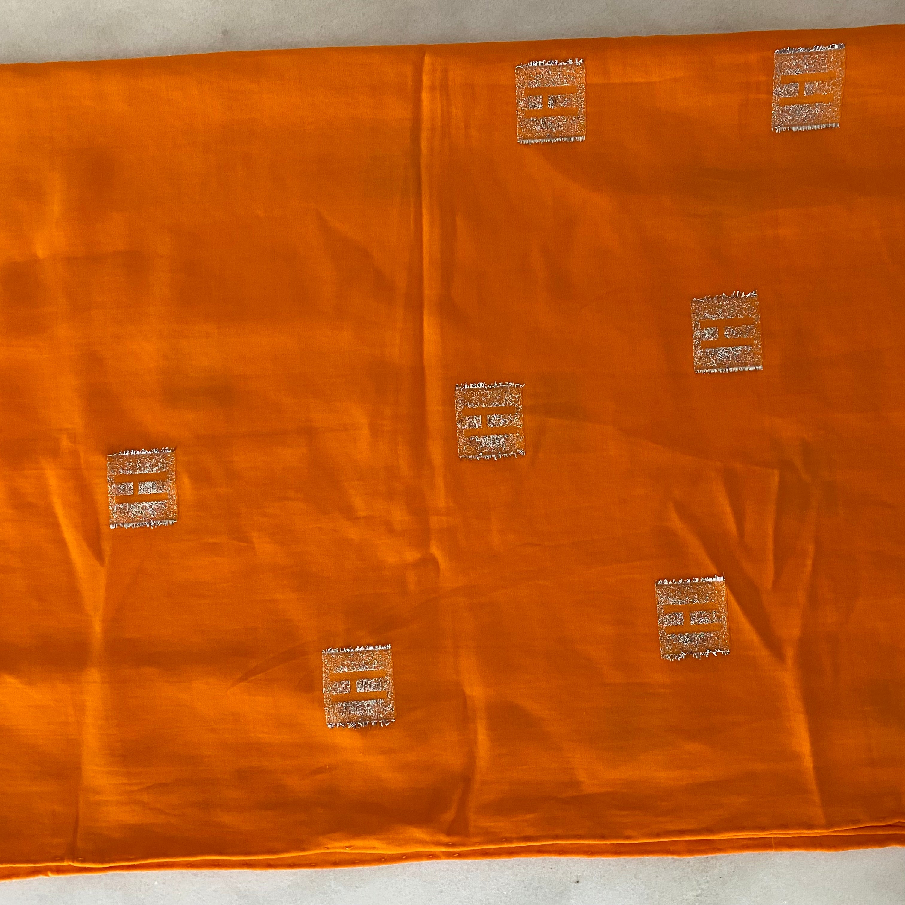 Hermes Bicolor Cotton-Silk Long Scarf-Scarf-Hermes-The Closet Egypt